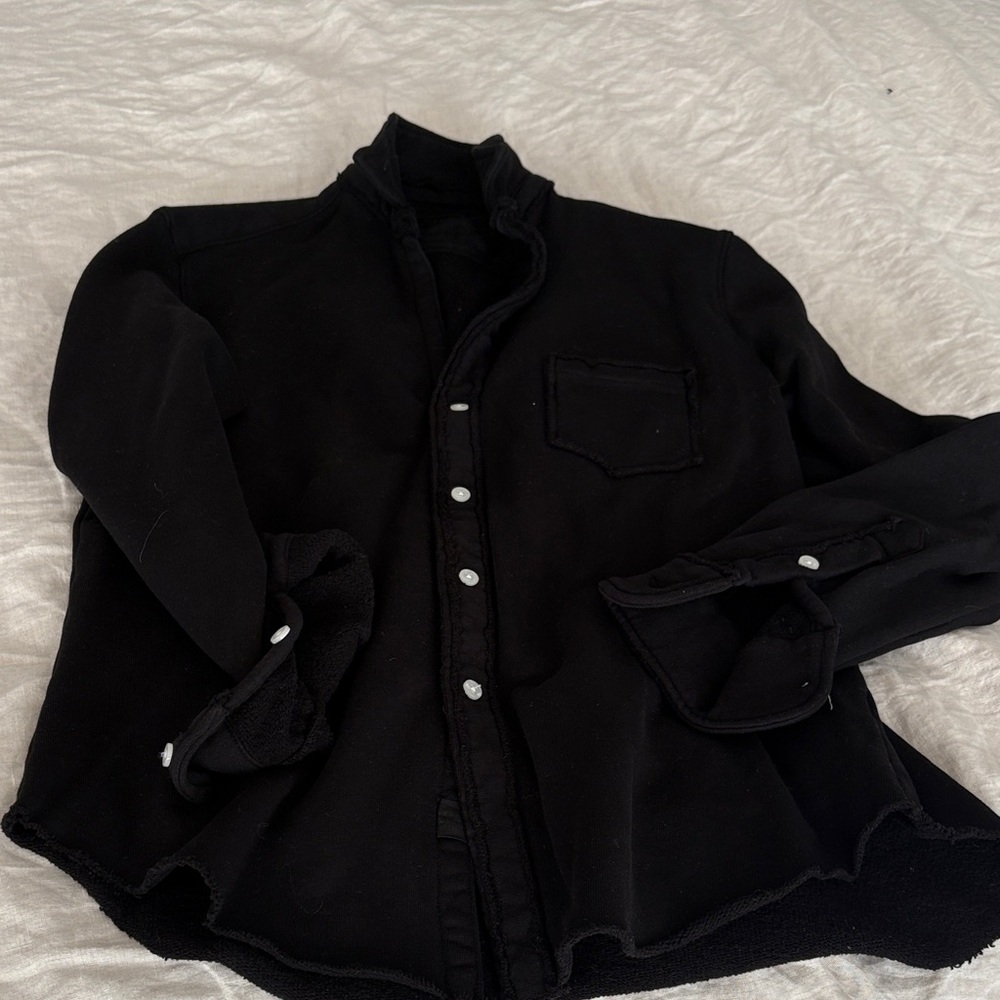 Black Button-Up Jacket